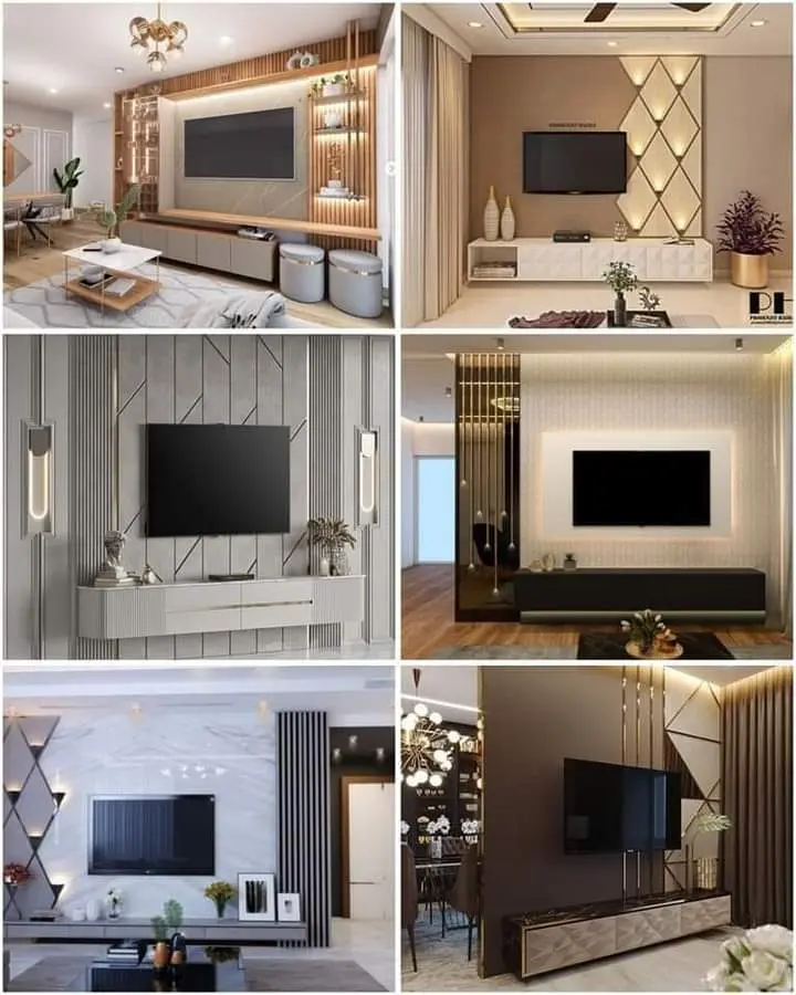 Collection of TV unit design concepts